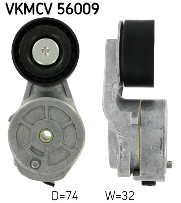 Belt Tensioner, V-ribbed belt - VKMCV 56009 SKF